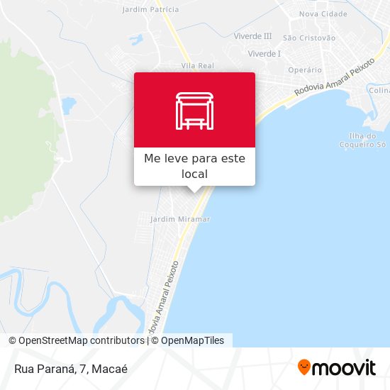 Rua Paraná, 7 mapa