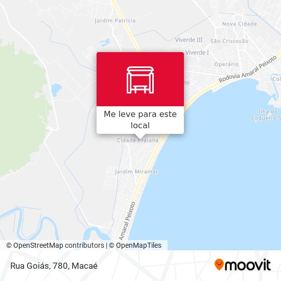 Rua Goiás, 780 mapa