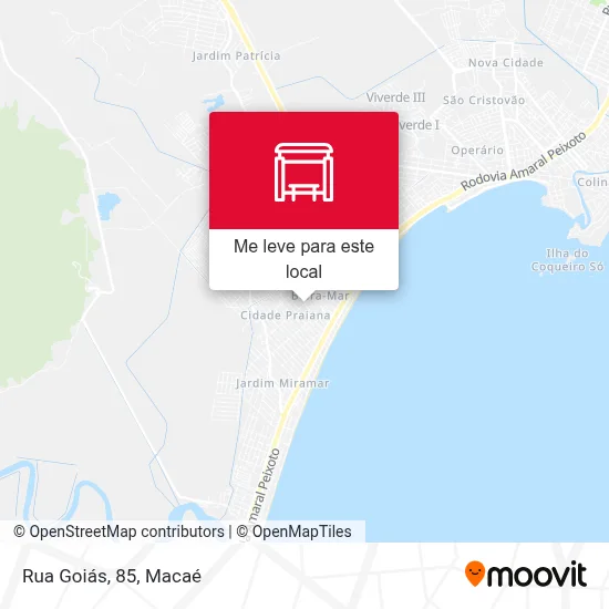 Rua Goiás, 85 mapa