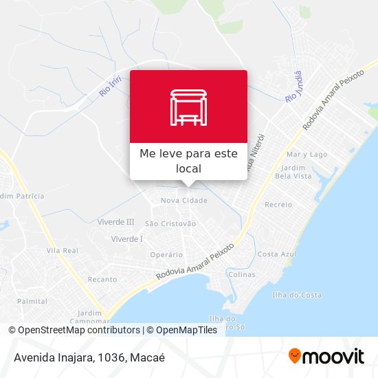 Avenida Inajara, 1036 mapa
