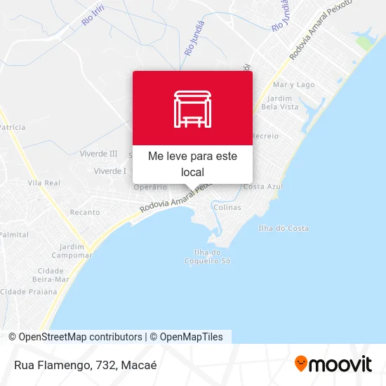 Rua Flamengo, 732 mapa