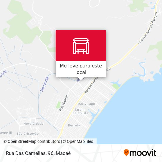 Rua Das Camélias, 96 mapa
