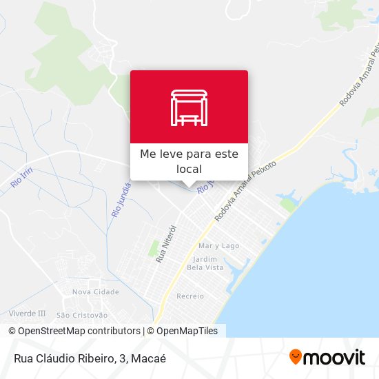 Rua Cláudio Ribeiro, 3 mapa