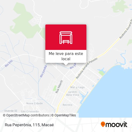 Rua Peperônia, 115 mapa
