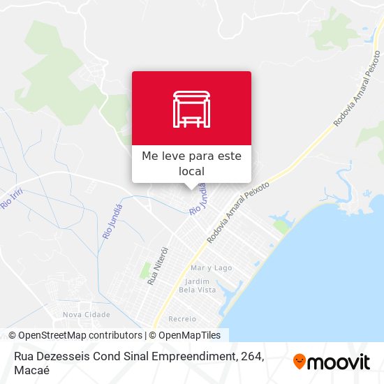 Rua Dezesseis Cond Sinal Empreendiment, 264 mapa