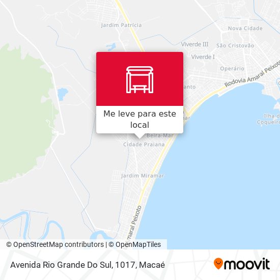 Avenida Rio Grande Do Sul, 1017 mapa