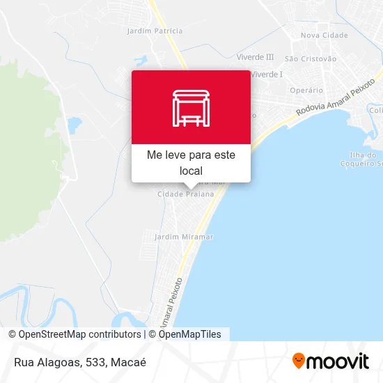 Rua Alagoas, 533 mapa