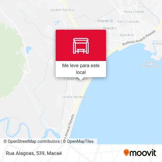 Rua Alagoas, 539 mapa