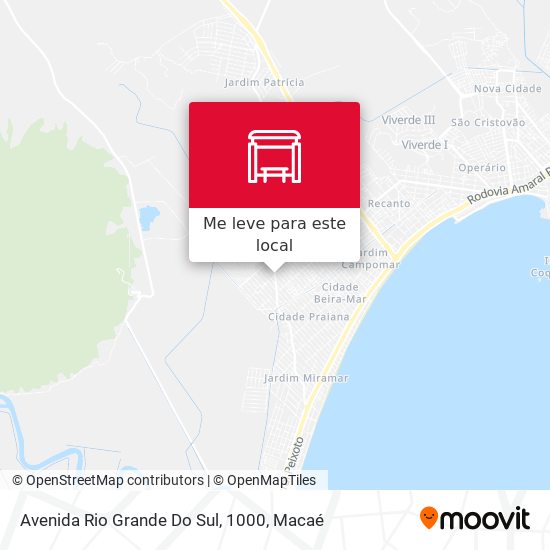 Avenida Rio Grande Do Sul, 1000 mapa