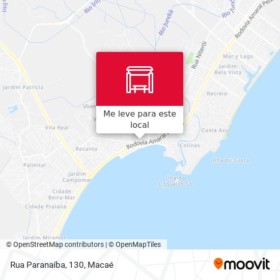 Rua Paranaíba, 130 mapa