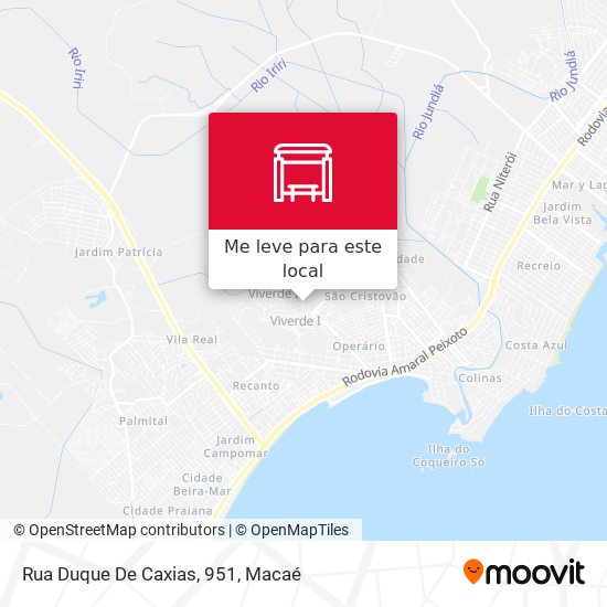 Rua Duque De Caxias, 951 mapa