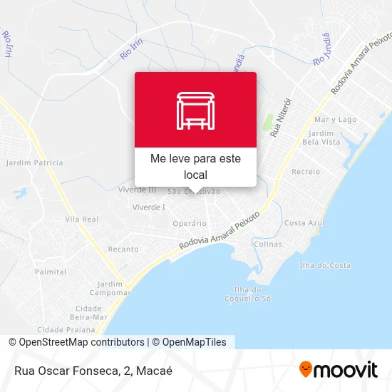 Rua Oscar Fonseca, 2 mapa