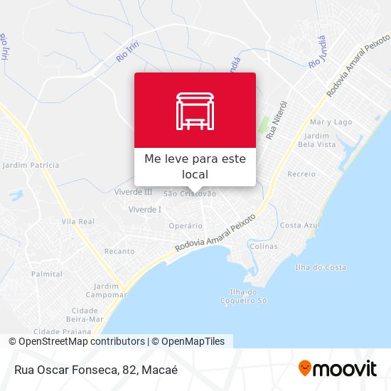 Rua Oscar Fonseca, 82 mapa
