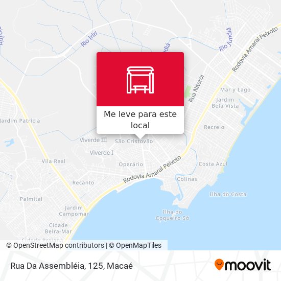 Rua Da Assembléia, 125 mapa
