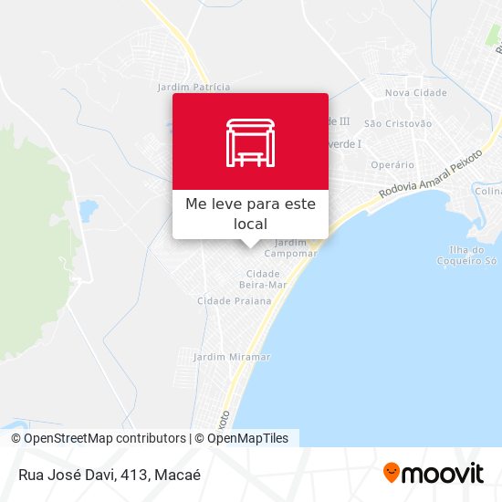 Rua José Davi, 413 mapa