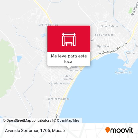 Avenida Serramar, 1705 mapa