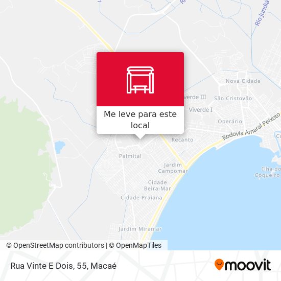 Rua Vinte E Dois, 55 mapa