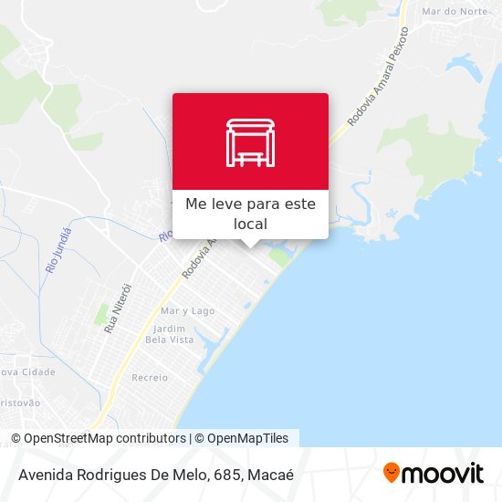 Avenida Rodrigues De Melo, 685 mapa