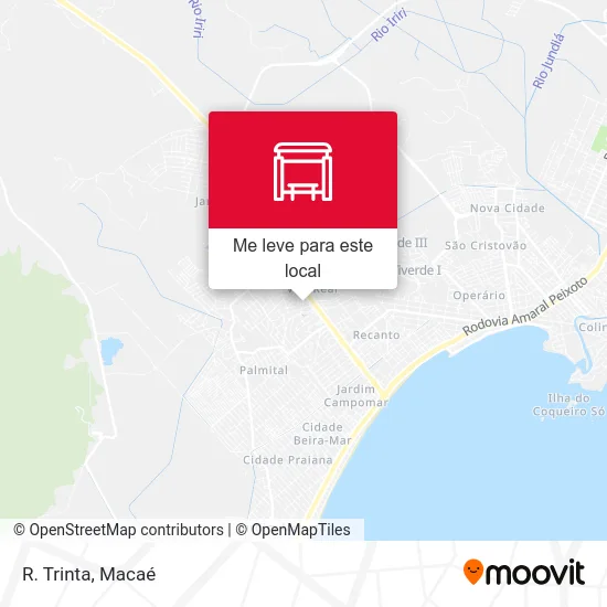 R. Trinta mapa