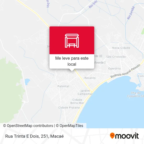 Rua Trinta E Dois, 251 mapa