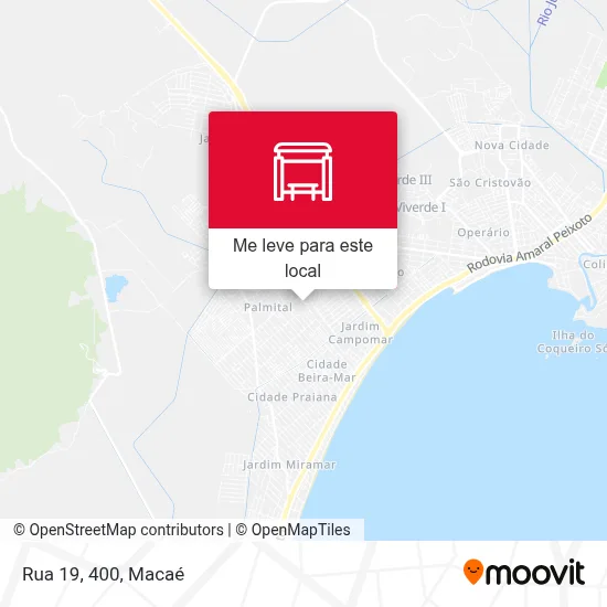 Rua 19, 400 mapa