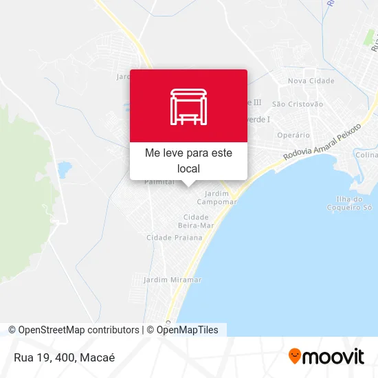 Rua 19, 400 mapa