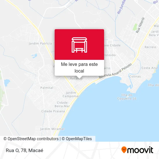 Rua O, 78 mapa