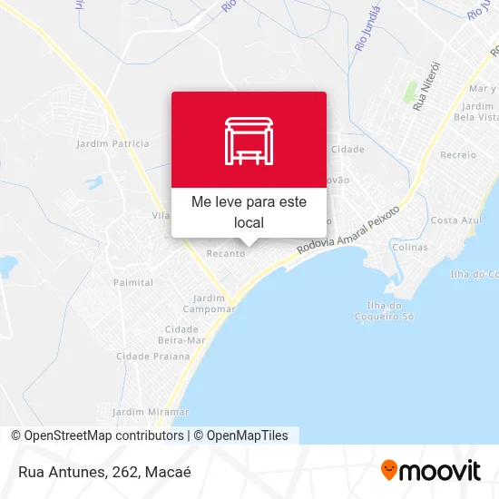 Rua Antunes, 262 mapa