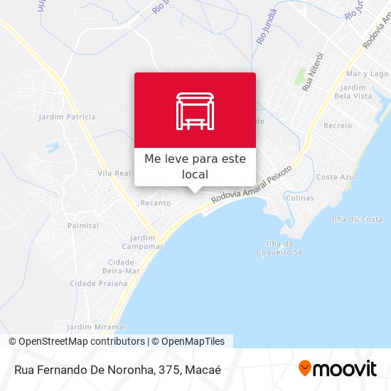 Rua Fernando De Noronha, 375 mapa