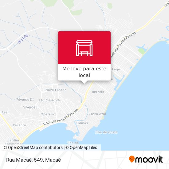 Rua Macaé, 549 mapa