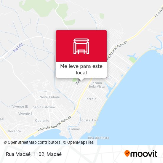 Rua Macaé, 1102 mapa