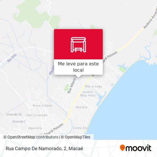 Rua Campo De Namorado, 2 mapa