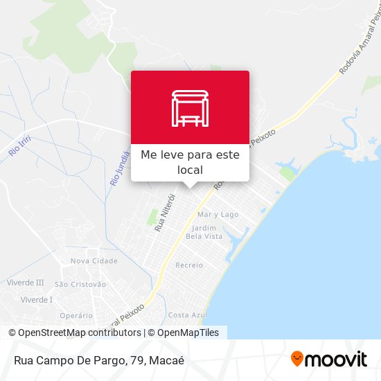 Rua Campo De Pargo, 79 mapa