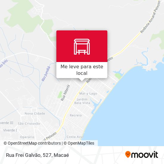 Rua Frei Galvão, 527 mapa