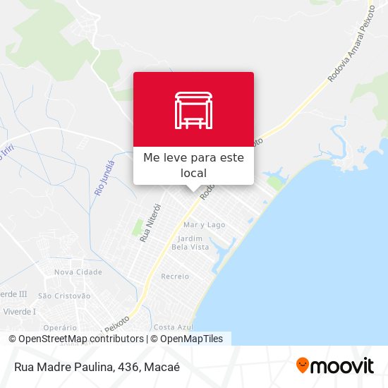 Rua Madre Paulina, 436 mapa