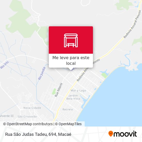 Rua São Judas Tadeu, 694 mapa