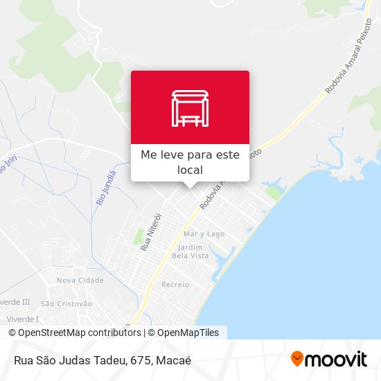 Rua São Judas Tadeu, 675 mapa