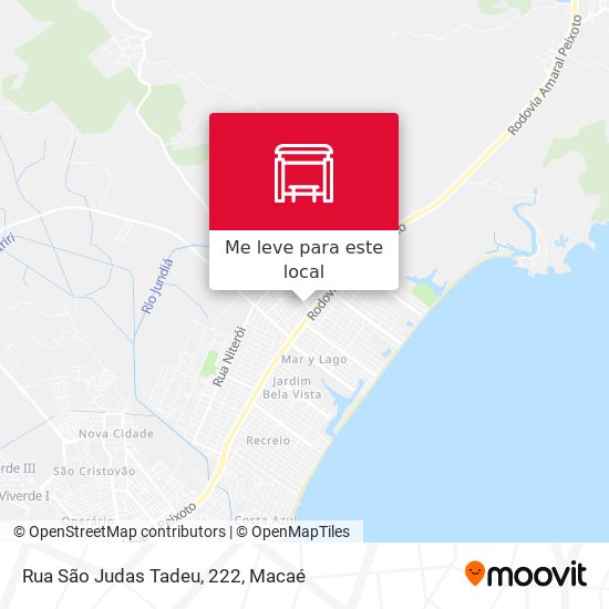Rua São Judas Tadeu, 222 mapa