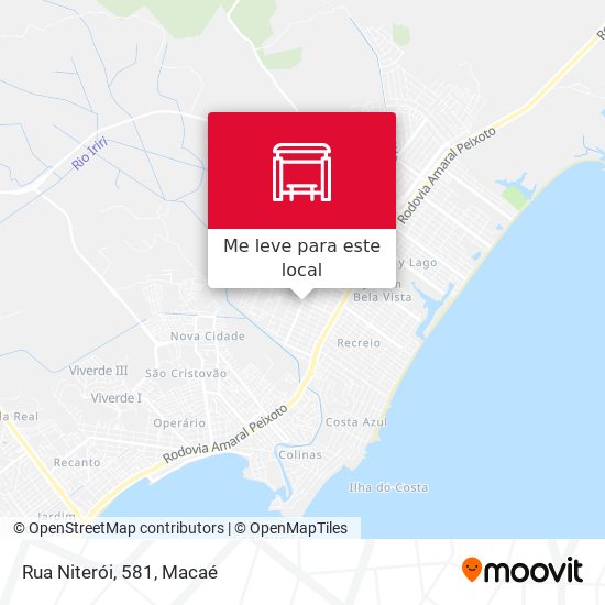 Rua Niterói, 581 mapa