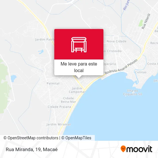 Rua Miranda, 19 mapa