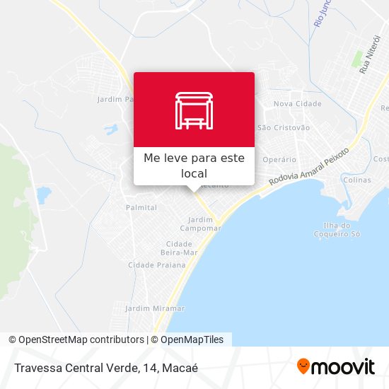 Travessa Central Verde, 14 mapa