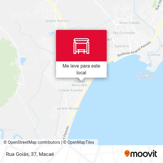 Rua Goiás, 37 mapa