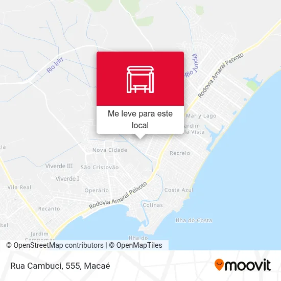 Rua Cambuci, 555 mapa