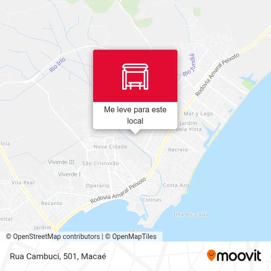 Rua Cambuci, 501 mapa