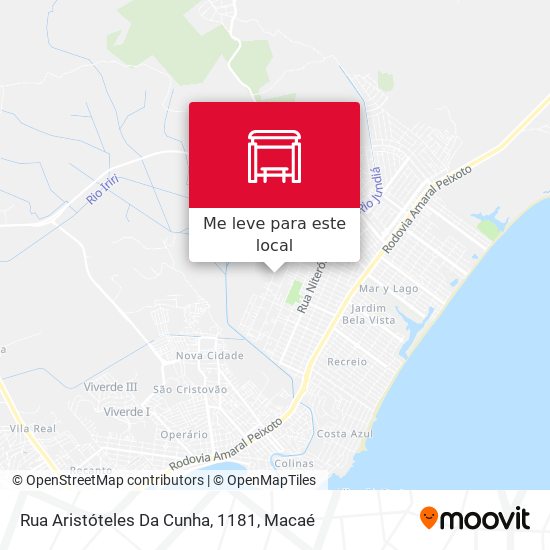 Rua Aristóteles Da Cunha, 1181 mapa