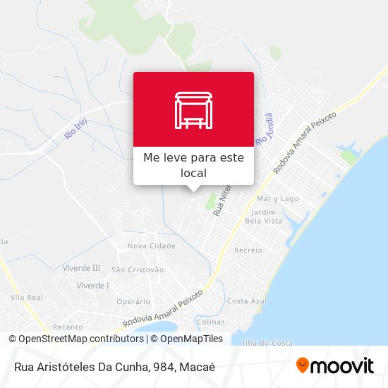 Rua Aristóteles Da Cunha, 984 mapa