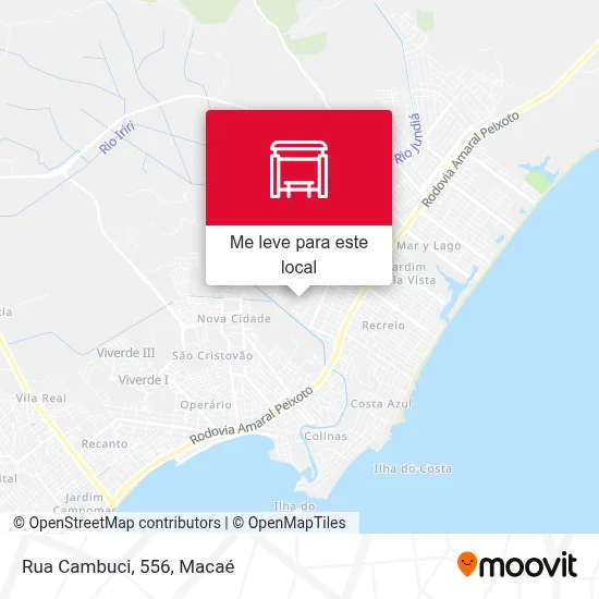 Rua Cambuci, 556 mapa