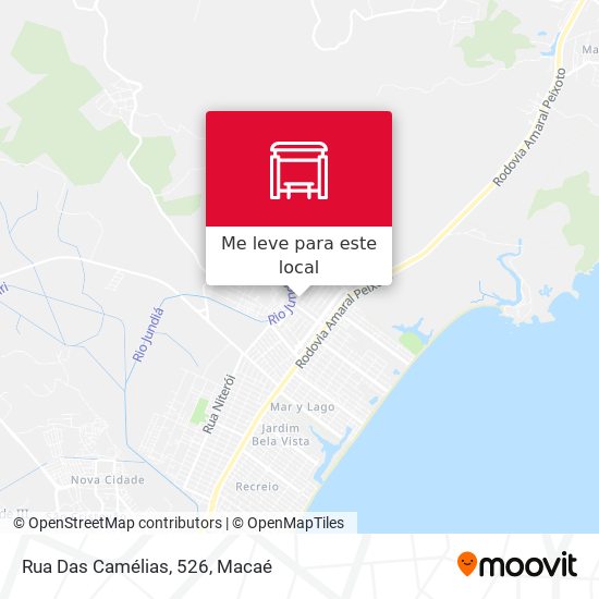 Rua Das Camélias, 526 mapa