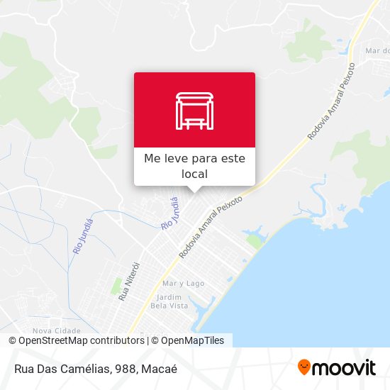 Rua Das Camélias, 988 mapa