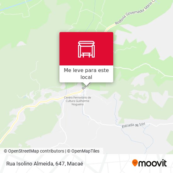 Rua Isolino Almeida, 647 mapa